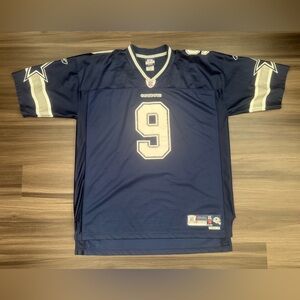 Reebok Dallas Cowboys Tony Romo #9 NFL Home Stitched Jersey Men's XL Length +2